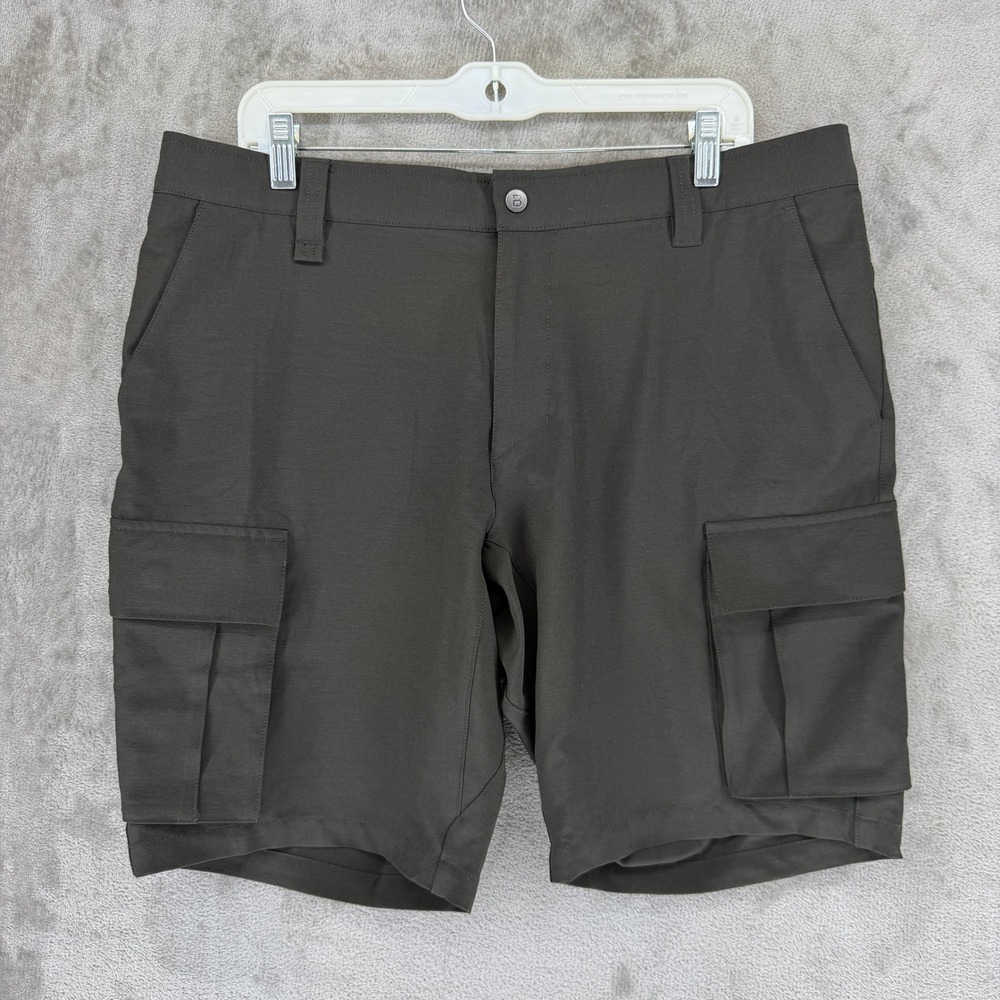 BYLT Premium‎ Basics Kinetic Cargo Shorts Mens 36 Black Stretch KN_CRGO_SHO_BLK